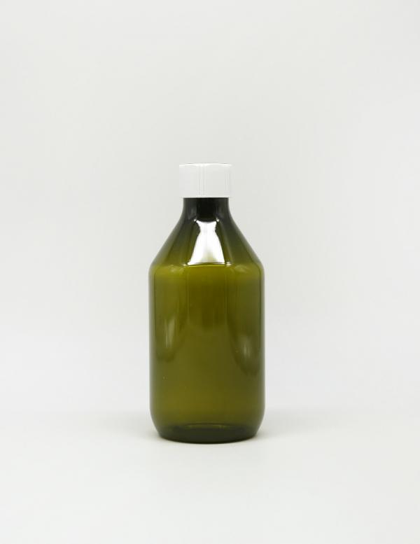 白(黑)紋蓋橄欖綠化妝瓶
