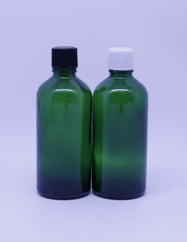 黑/白色普蓋綠色精油瓶